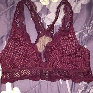 Sheer Victoria Secret lace bralette